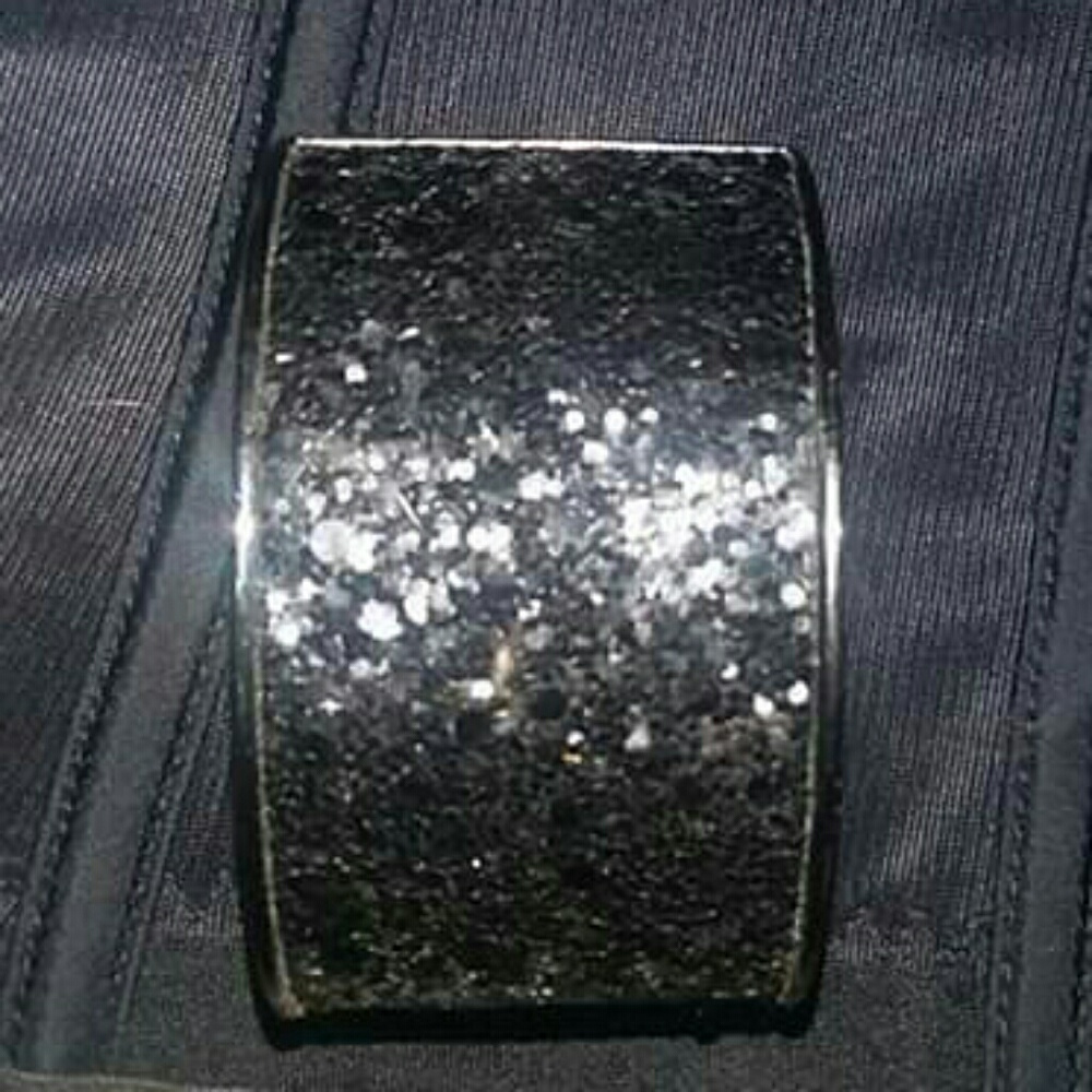 Black bangle bracelet